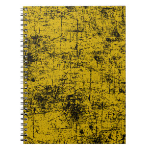 Cuaderno Grunge amarillo