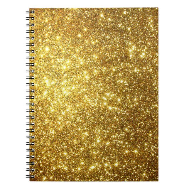 Cuaderno Grunge dorado, ilustracion raster de alta resoluci (Frente)