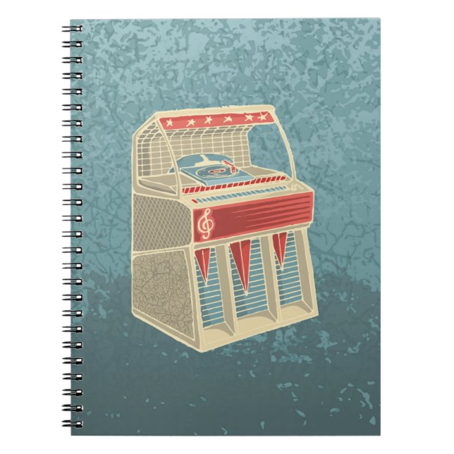 Cuaderno Grunge Jukebox (Frente)