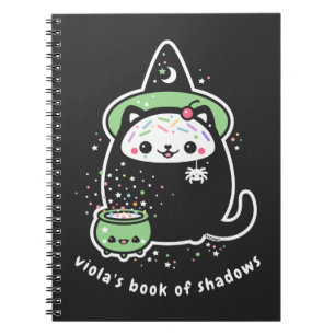 Cuaderno Grunge libro de sombras de Kawaii con brujería Ki