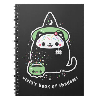Cuaderno Grunge libro de sombras de Kawaii con brujería Kit