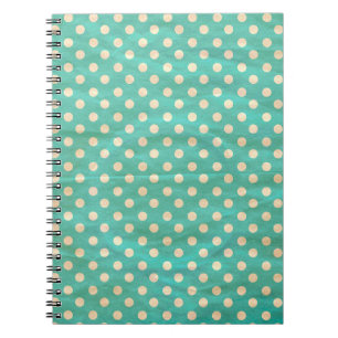 Cuaderno Grunge los puntos de polka sin fisuras