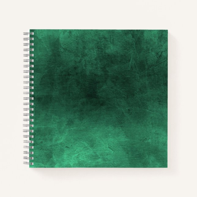 Cuaderno Grunge oscuro - Verde (Anverso)