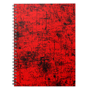 Cuaderno Grunge Rojo