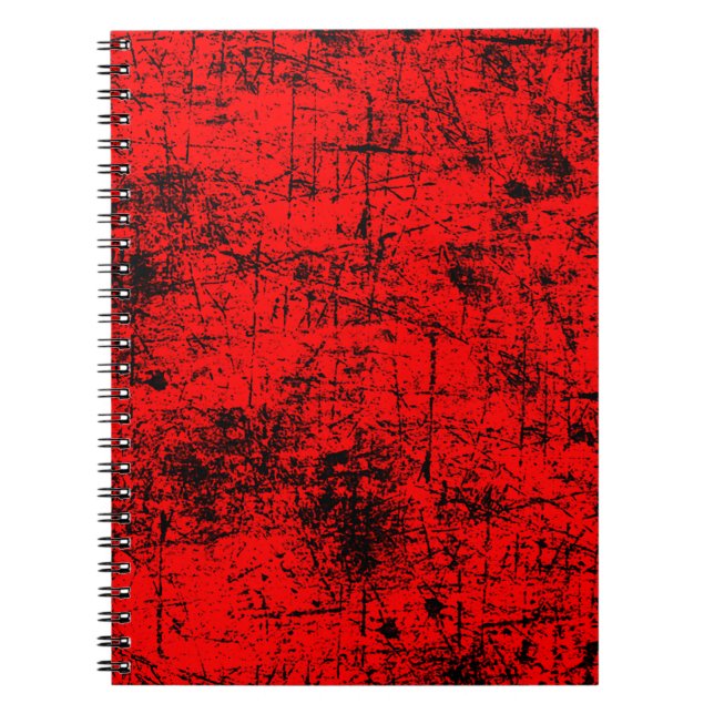 Cuaderno Grunge Rojo (Frente)