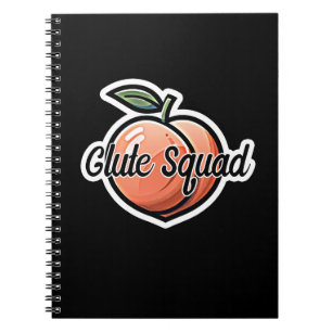 Cuaderno Grupo Glúteo Rutina de Fitness Melocotón