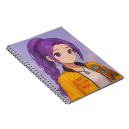 Cuaderno Grupo Idol de K-Pop de Anime | Pop de estilo Manga