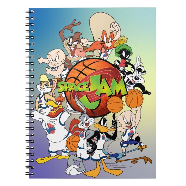 Cuaderno Grupo TUNE SQUAD™ Logo de SPACE JAM™ (Frente)