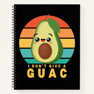 Cuaderno Guacamole Divertido Chiste de Comida Kawaii