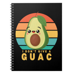 Cuaderno Guacamole Divertido Juego de Palabras de Comida Ka