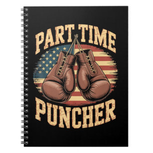 Cuaderno Guantes de boxeo Part Time Puncher