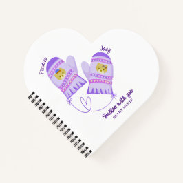 Cuaderno Guantes de oso lindos regalo personalizado del día