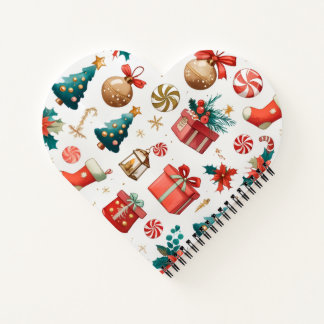Cuaderno Guantes y protectores de horno de Navidad