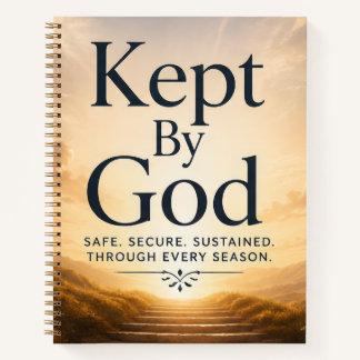 Cuaderno Guardado por Dios: Seguro, Protegido y Sustentado
