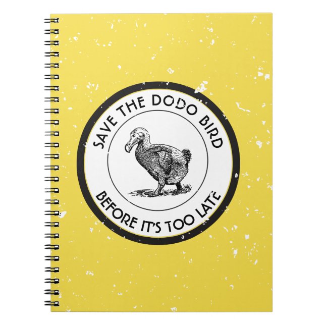 CUADERNO GUARDAR EL PÁJAROS DE DODO (Frente)