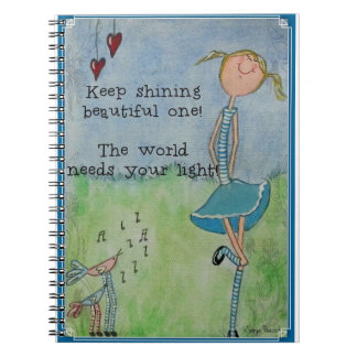 Cuaderno ¡Guarde hermoso el brillante!
