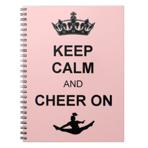 Cuaderno Guarde la calma y anímela encendido