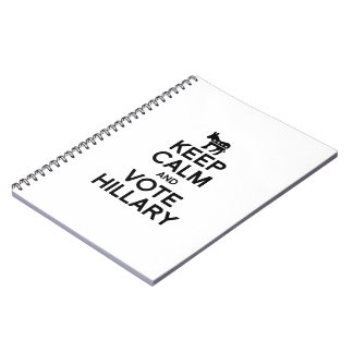 Cuaderno GUARDE la CALMA Y VOTE HILLARY.png