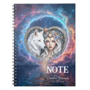 Cuaderno Guardián bajo la luna del Corazón Eterno.
