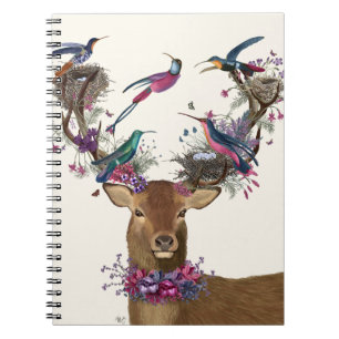 Cuaderno Guardián de aves vendidas, nidos de aves tropical