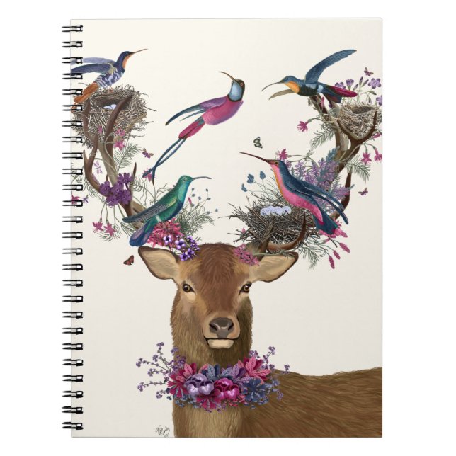 Cuaderno Guardián de aves vendidas, nidos de aves tropicale (Frente)