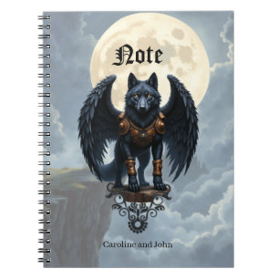 Cuaderno Guardián de la Luna – El Lobo de Ala Negra.