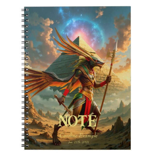 Cuaderno Guardián de la Puerta Celestial – Anubis (Frente)