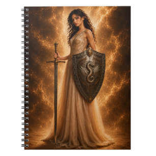 Cuaderno Guardián del Escudo del Dragón Dorado
