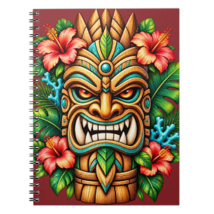 Cuaderno Guardián Tiki de Corona de Hibisco