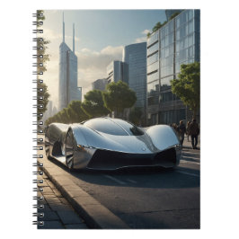 Cuaderno ¡Guau automático! Auto Futurista 03