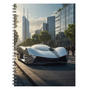 Cuaderno ¡Guau automático! Auto Futurista 03