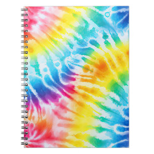 Cuaderno Guay Aqua Red Blue Yellow Naranja Tie Dye