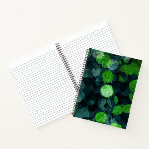 Cuaderno Guay, arte único de estampado floral / floral