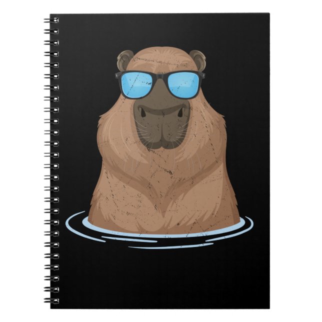 Cuaderno Guay Capybara Gafas de sol Rodent Capybaras (Frente)