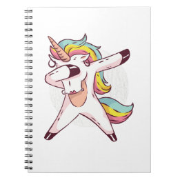 Cuaderno Guay Dabbing Unicornio se muda de moda danza arcoi