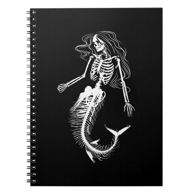 Cuaderno Guay de regalo de la sirena de Halloween para muje (Frente)