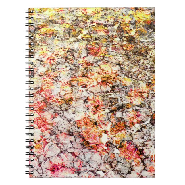 Cuaderno Guay, fondo abstracto moderno y colorido (Frente)