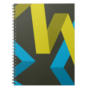 Cuaderno Guay, formas geométricas modernas y de moda fluyen