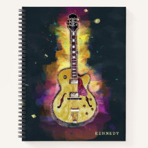 Guay Funky Personalizado Resumen Arte de guitarra