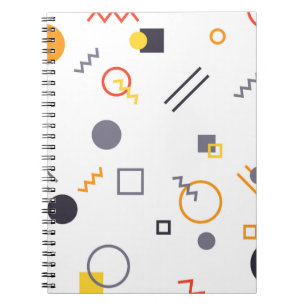 Cuaderno Guay, ilustracion abstracto único, moderno y urba