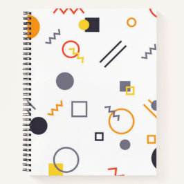 Cuaderno Guay, ilustracion abstracto único, moderno y urban