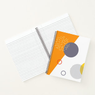 Cuaderno Guay, ilustracion geométrico único, moderno y de m