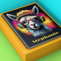 Guay Llama DJ con nombre de audífonos