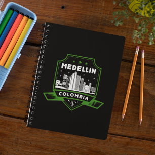 Cuaderno Guay Medellín Colombia Skyline Travel