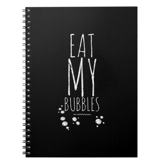 Cuaderno Guay Natación Comer Mis Burbujas Nadar Divertido N (Frente)