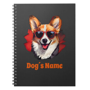 Cuaderno Guay Pembroke Welsh Corgi con gafas de sol