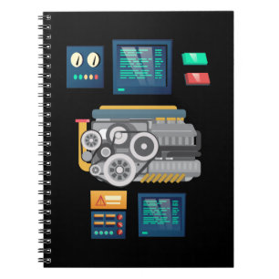 Cuaderno Guay Robot Artificial Intelligence