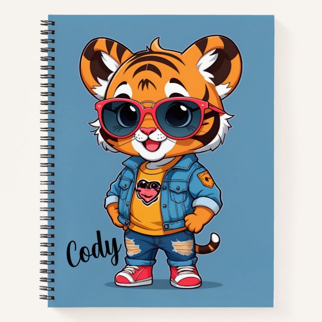 Cuaderno Guay Tiger Personalizado (Anverso)