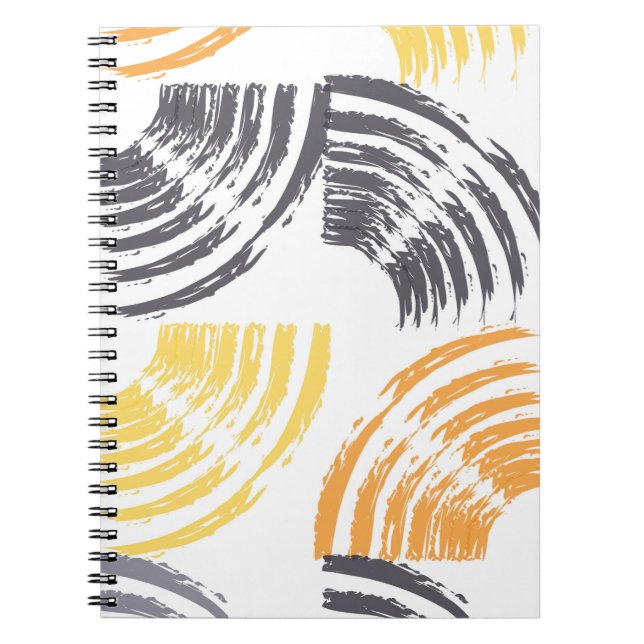 Cuaderno Guay, trazos de pincel únicos, modernos y urbanos (Frente)