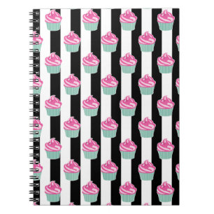 Cuaderno Guay Trendy Bleck and Withe, pasteles de la copa